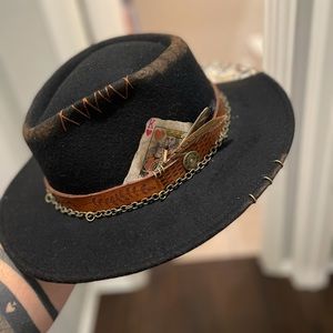 Wool Felt wide brim Fedora